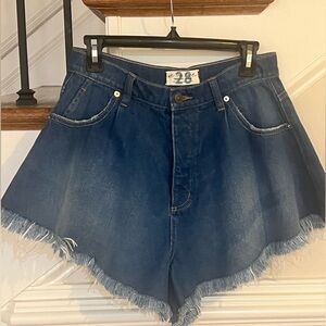 We The Free Harlie Denim Swing shorts